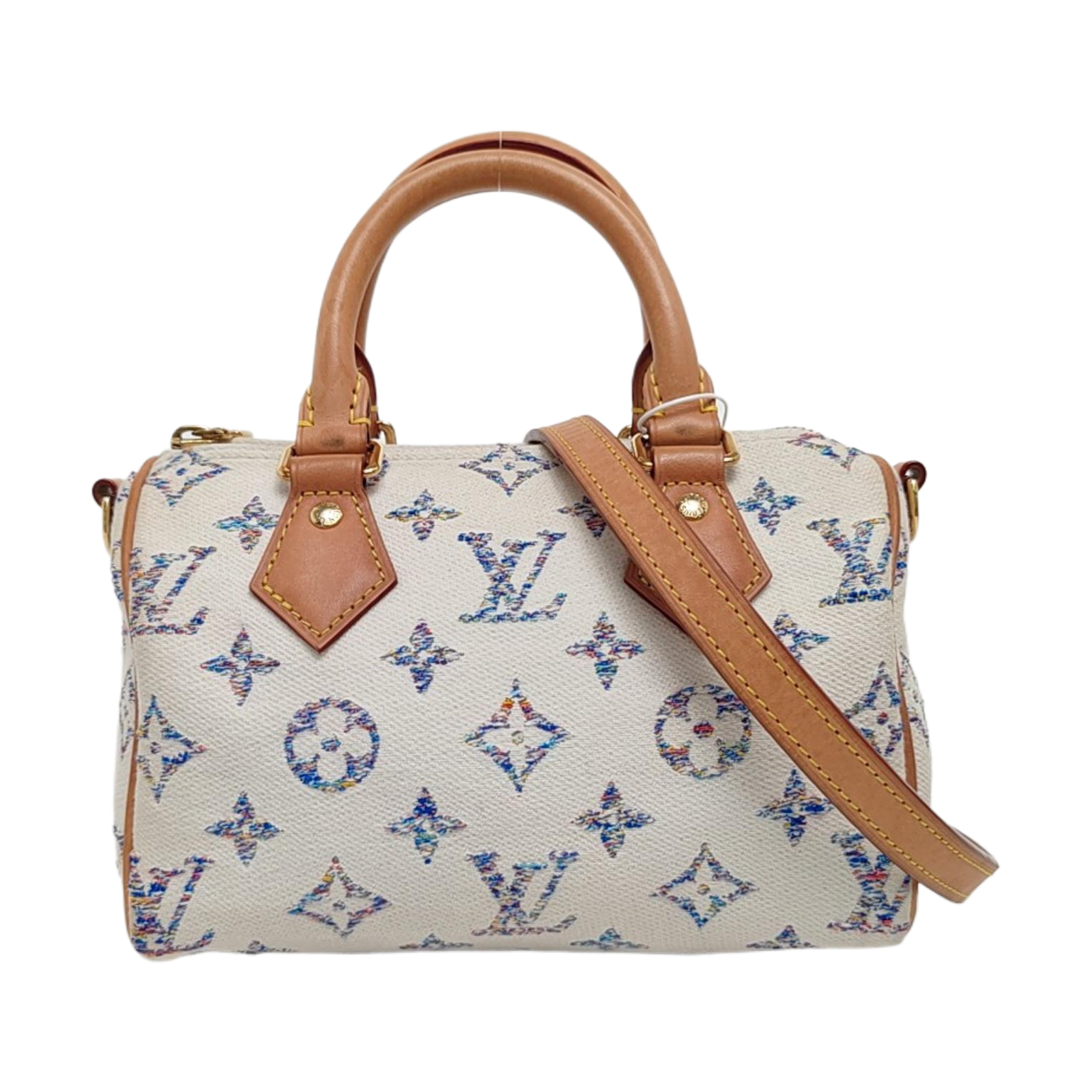 SPEEDY 20 Monogram Canvas Beige