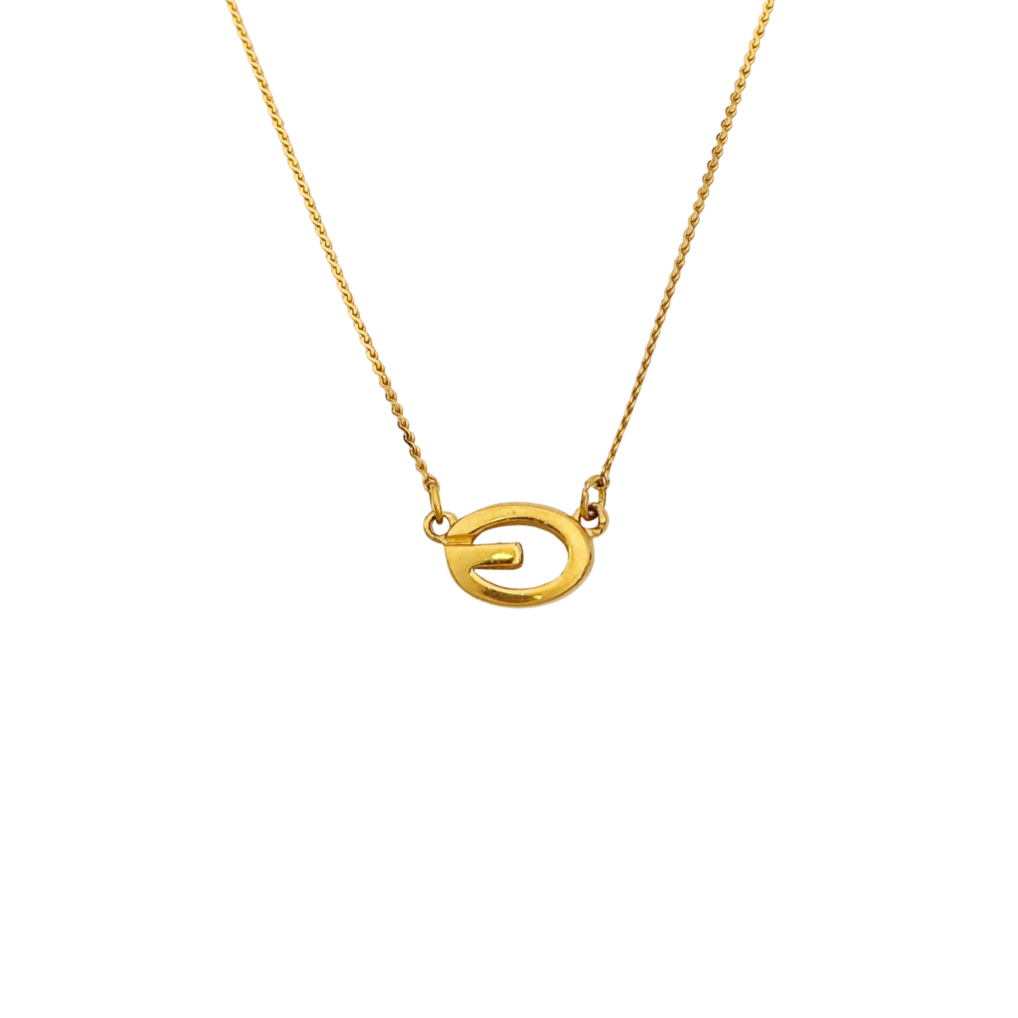 G Link Metal Gold Necklace