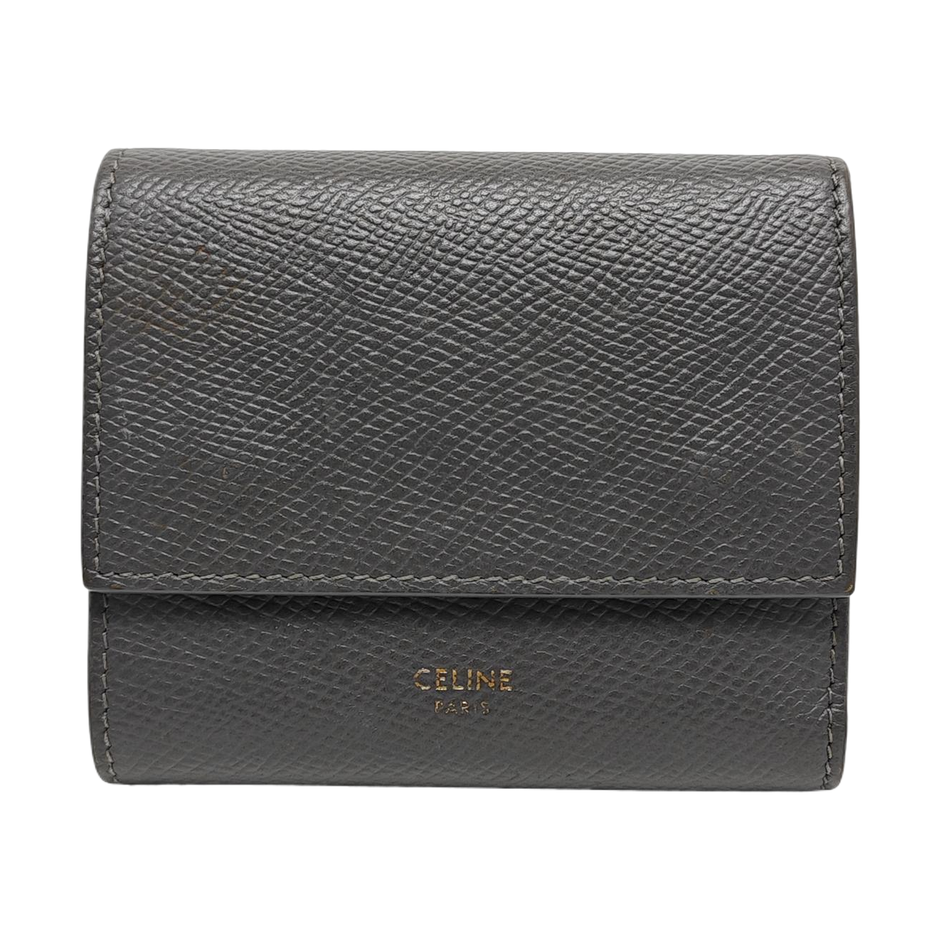 Calfskin Wallet Gray