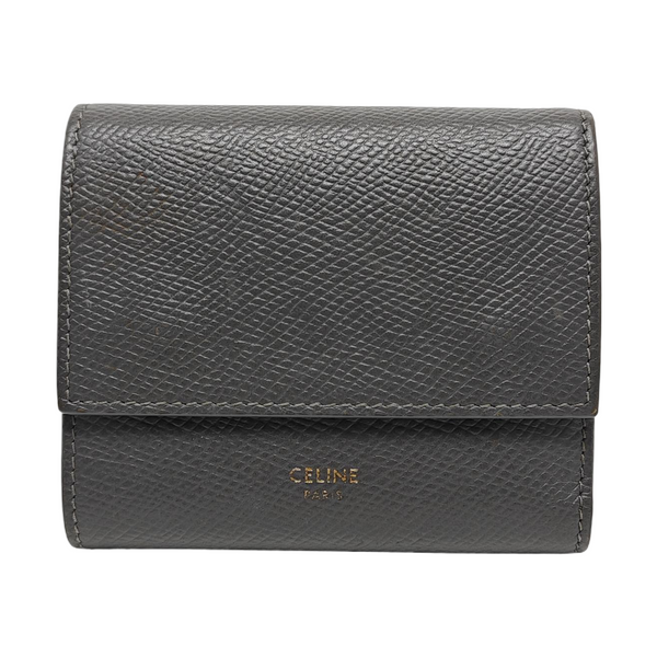 Calfskin Wallet Gray