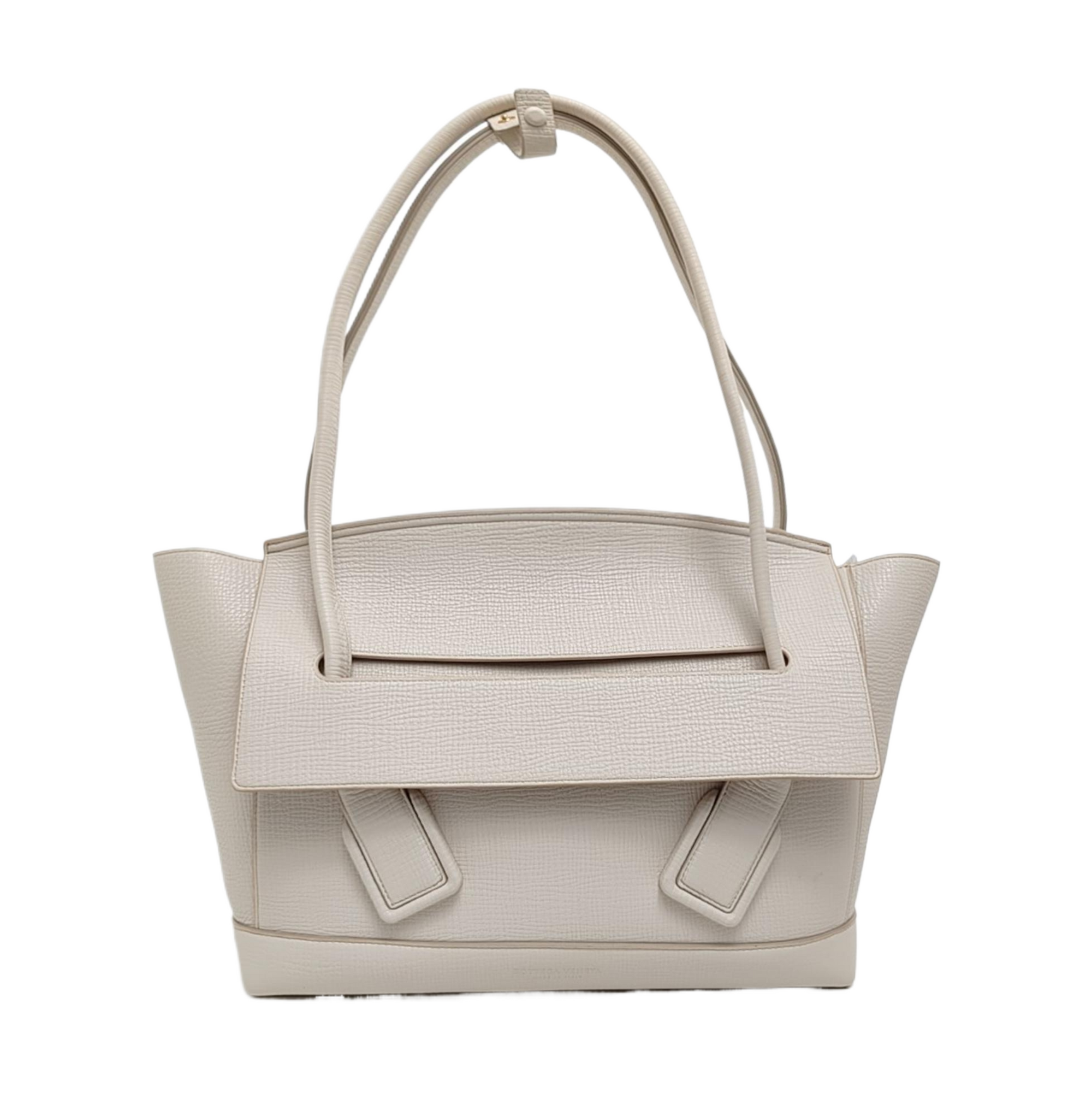 Authenticated pre-owned  Arco Medium Calfskin White - Tote Bag at Looply