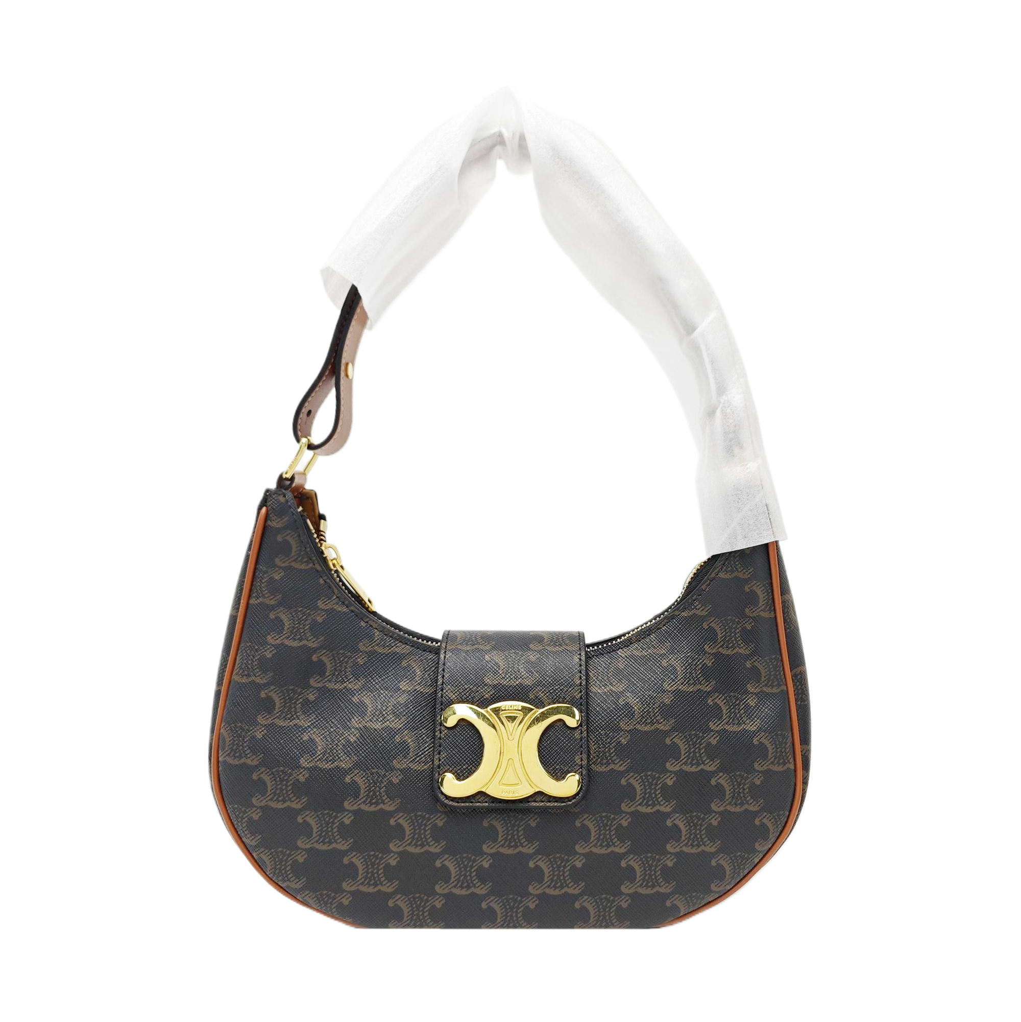 AVA TRIOMPHE Medium Coated Canvas Yellow