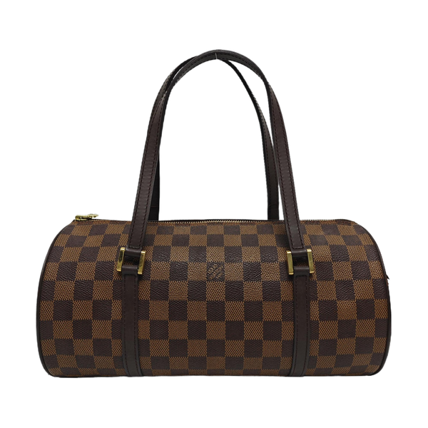 PAPILLON 30 Damier Ebene Coated Canvas Brown