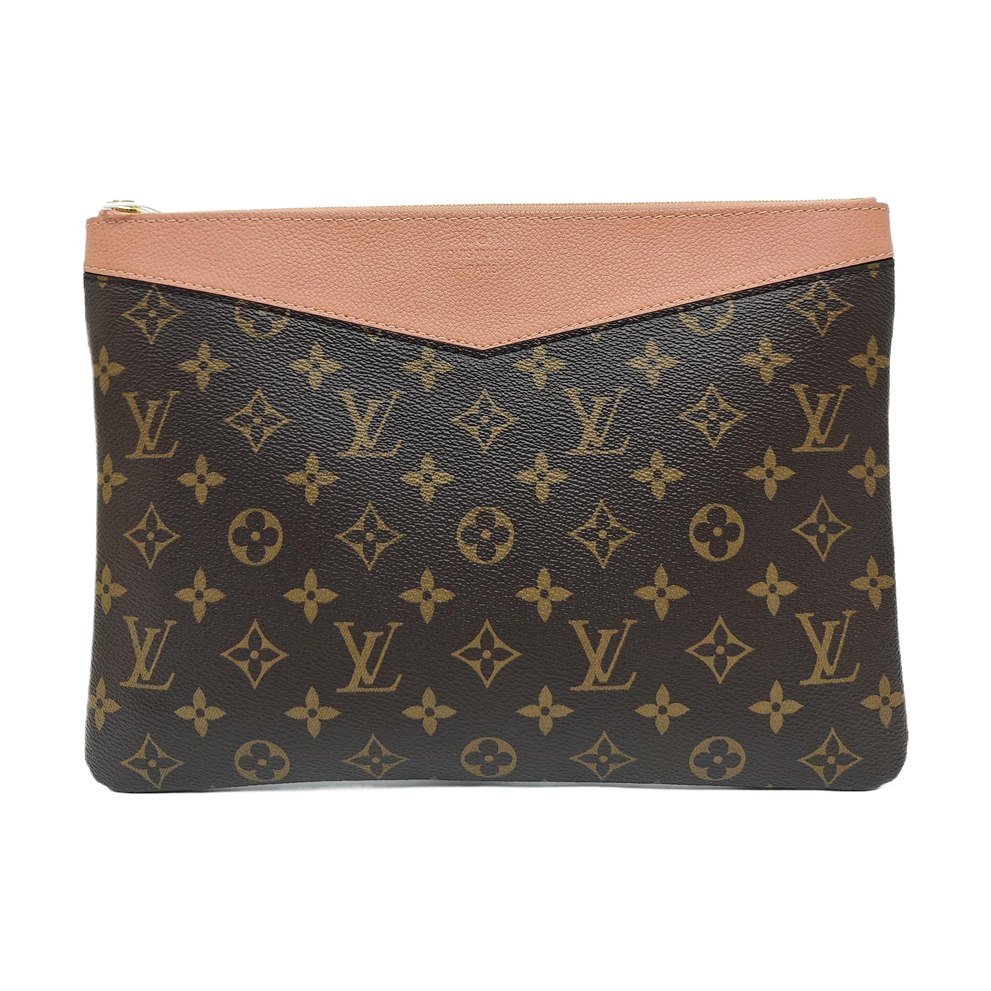 DAILY Monogram Coated Canvas Brown