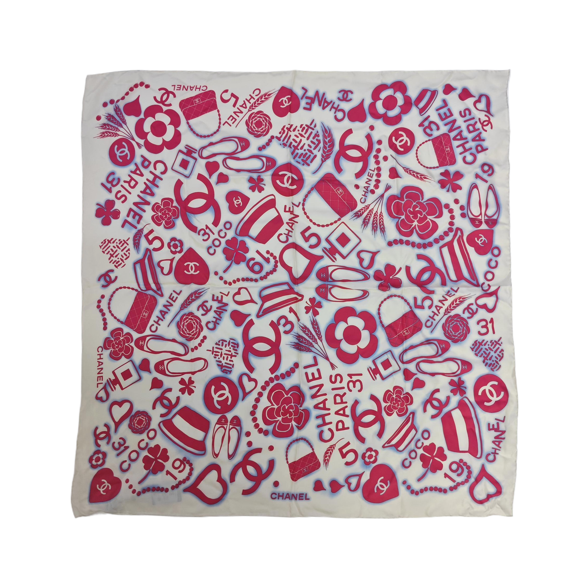 Mulberry Silk Silk Scarf Multicolor