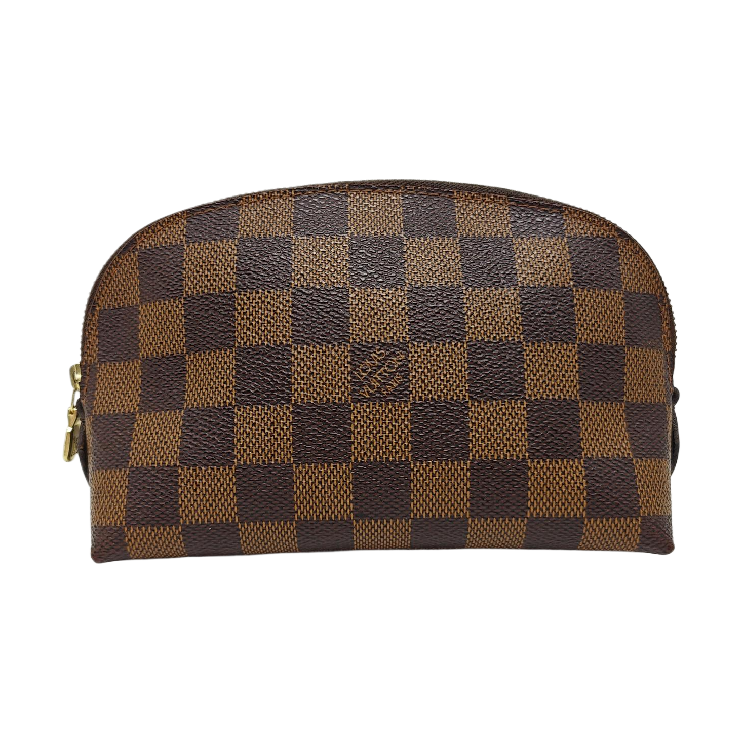COSMETIC PM Damier Ebene Coated Canvas Brown