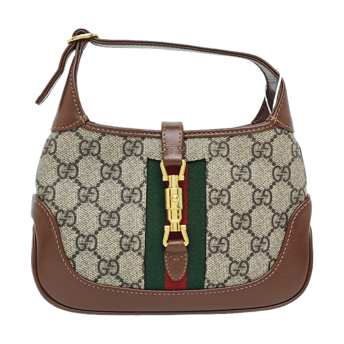 Jackie 1961 Mini Monogram Coated Canvas Beige