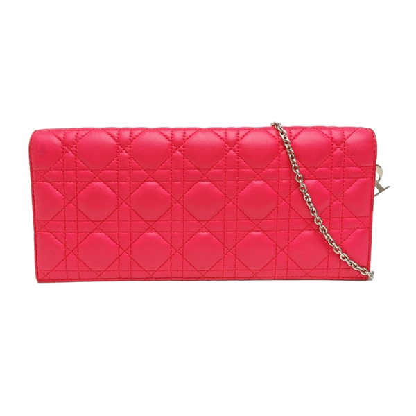 Lady Dior Medium Cannage Calfskin Pink