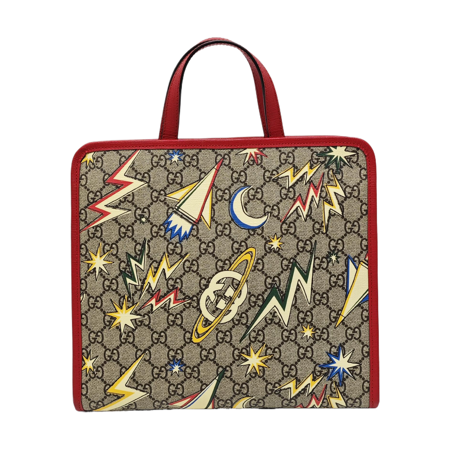Children’s GG Bucket Monogram Coated Canvas Beige