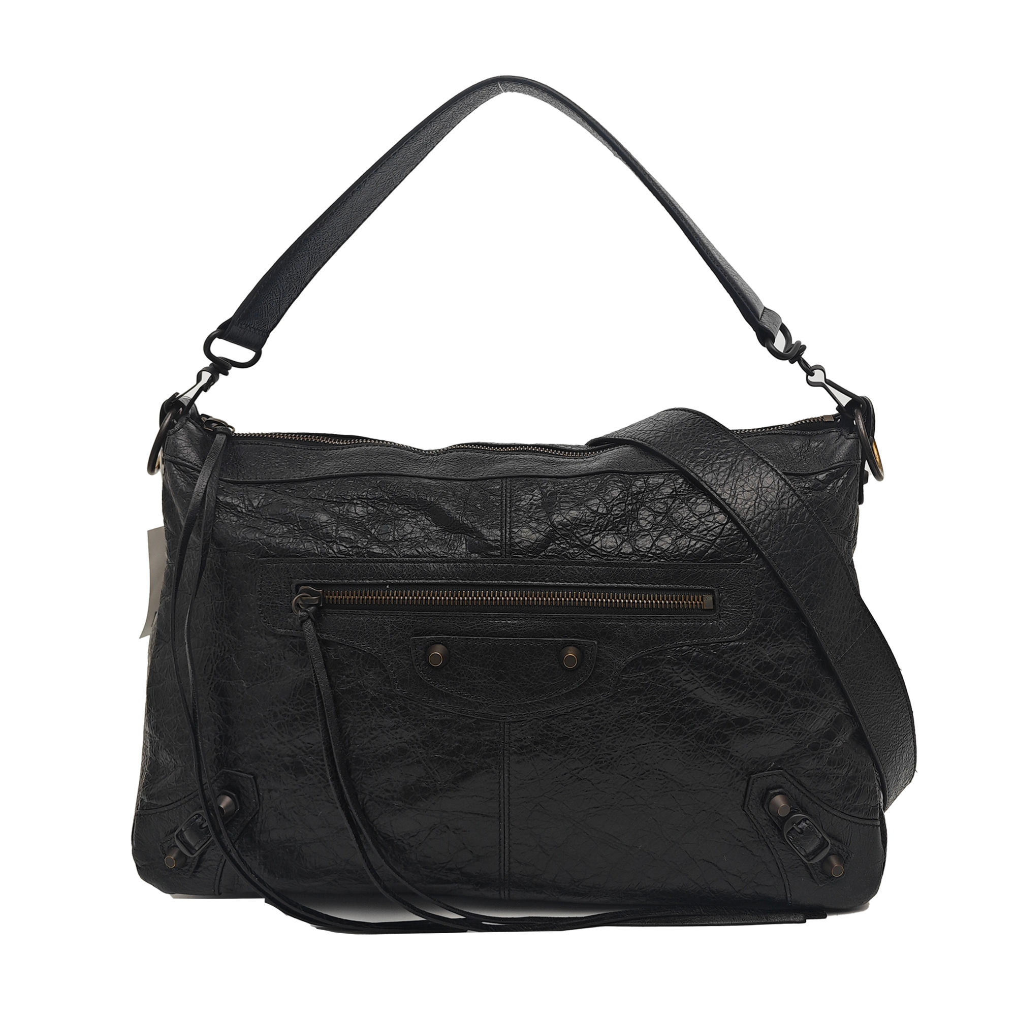 Lambskin Shoulder Bag Black