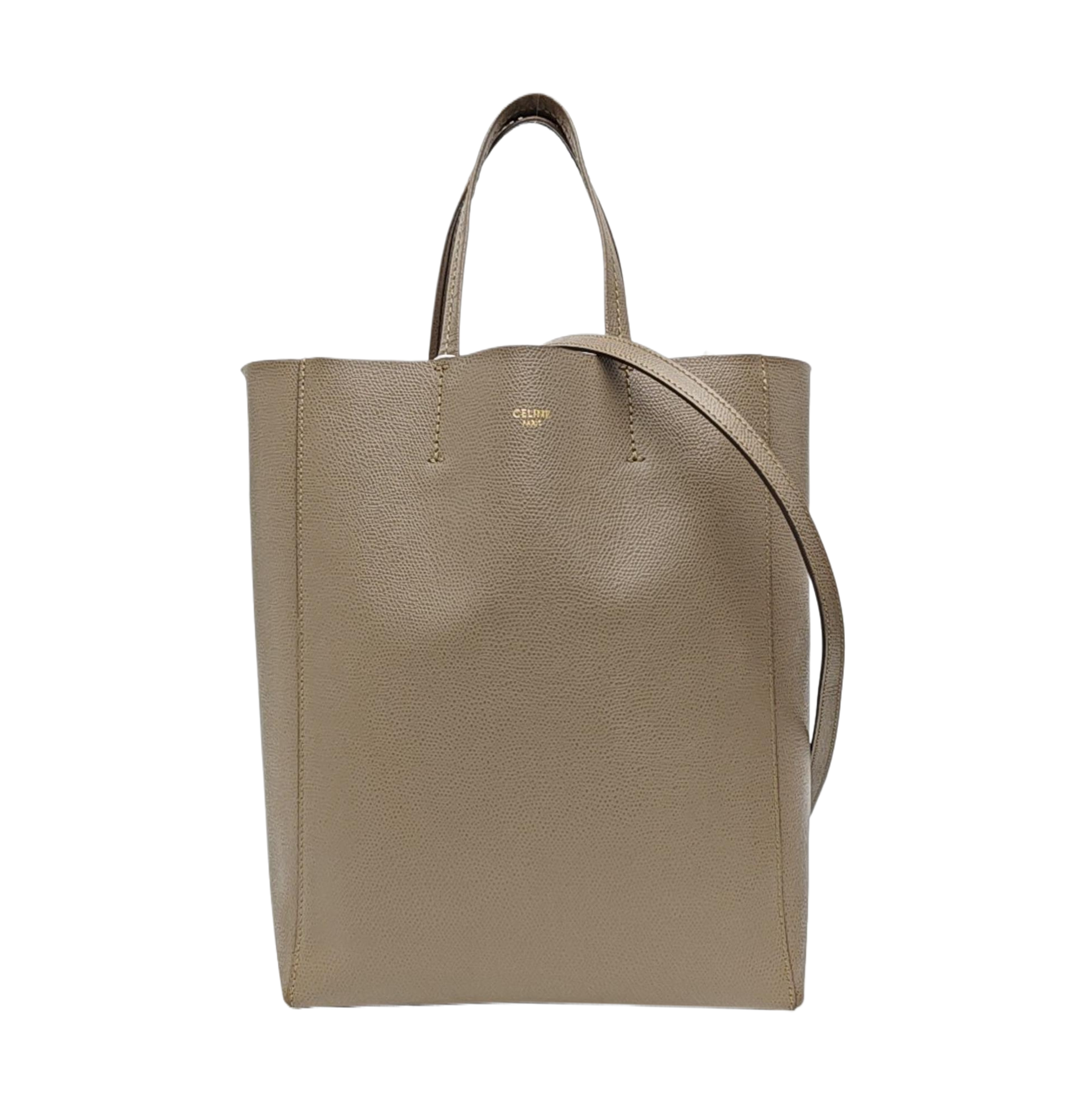 CABAS Small Calfskin Gray