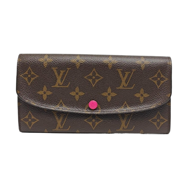 EMILIE Monogram Coated Canvas Brown