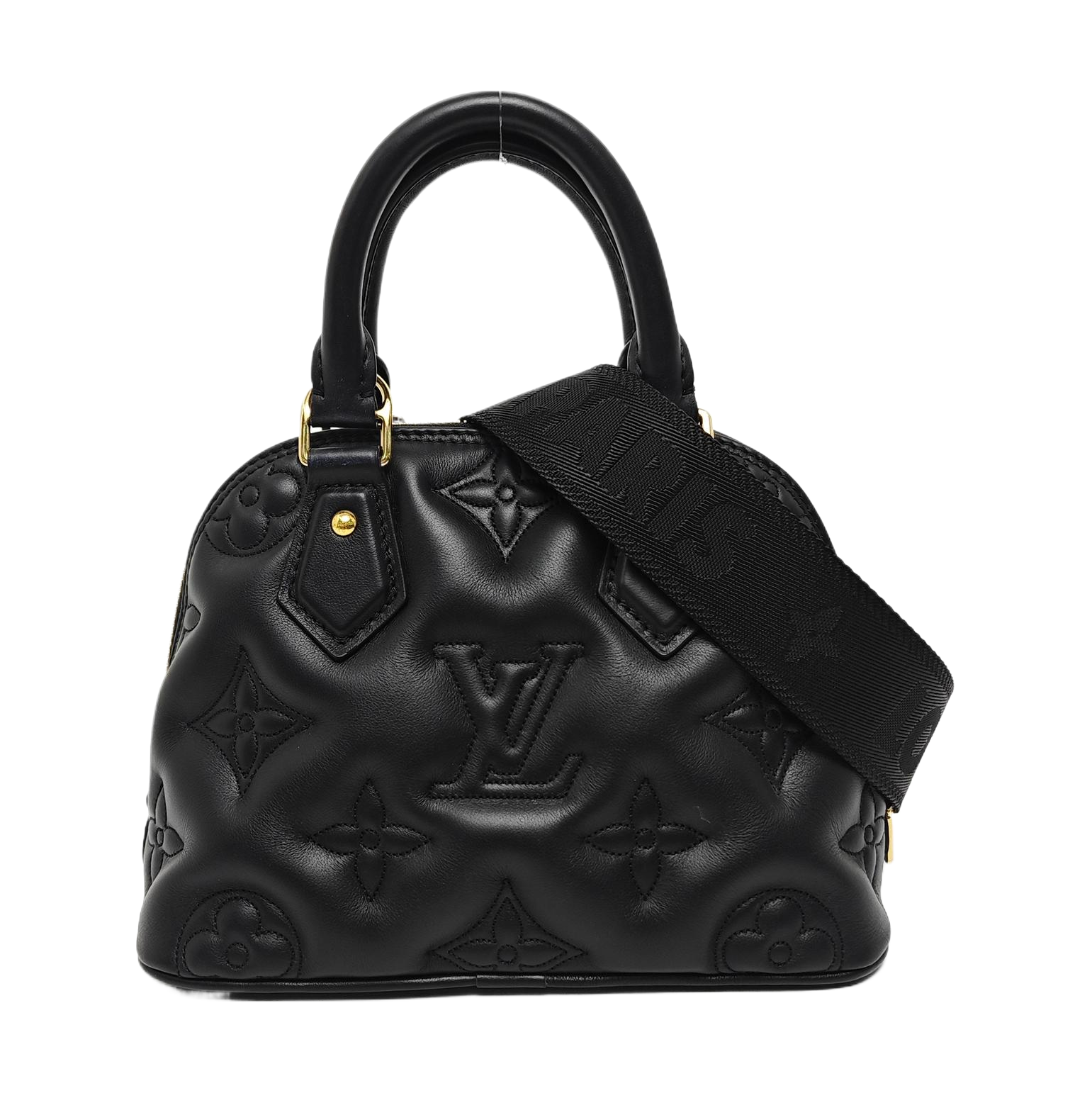 ALMA BB Quilted Calfskin Black