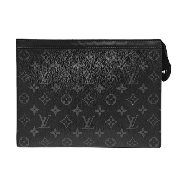 Pochette Voyag MM Monogram Coated Canvas Black