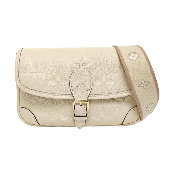 DIANE Monogram Calfskin Beige