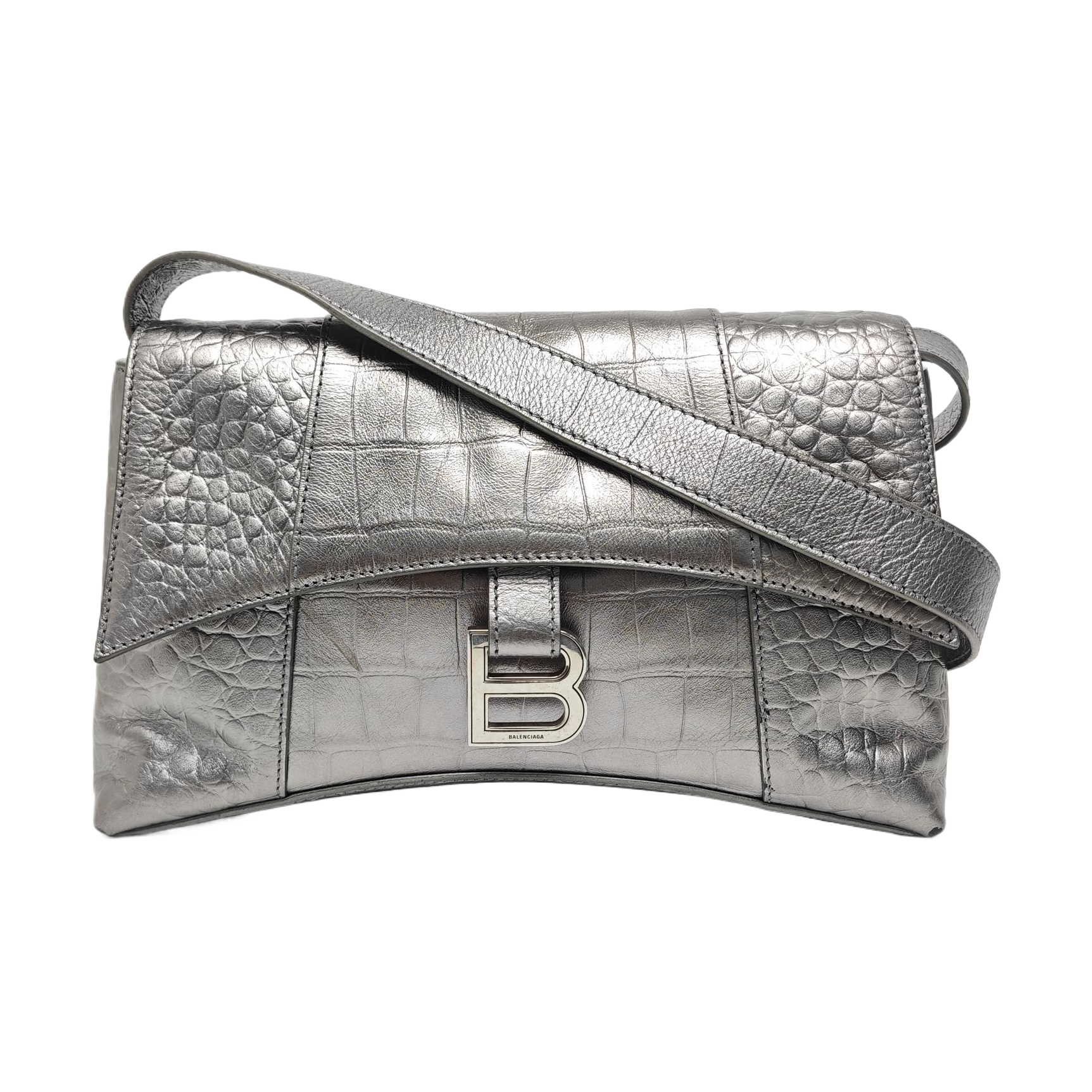 Downtown Calfskin Silver