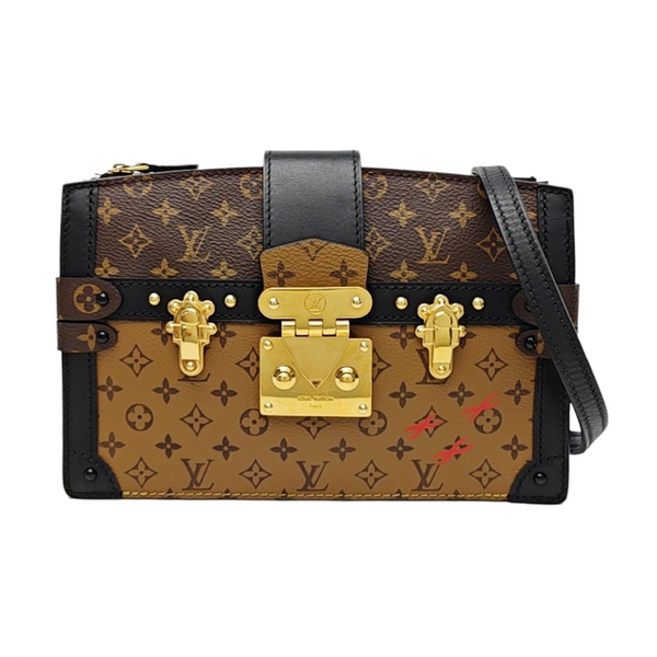 TRUNK Monogram Coated Canvas Brown
