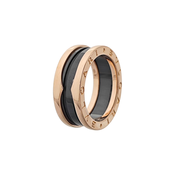 B.ZERO1 18k Rose Gold Ring EU 54