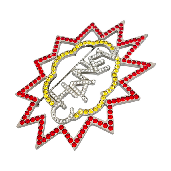 Metal Silver Brooch