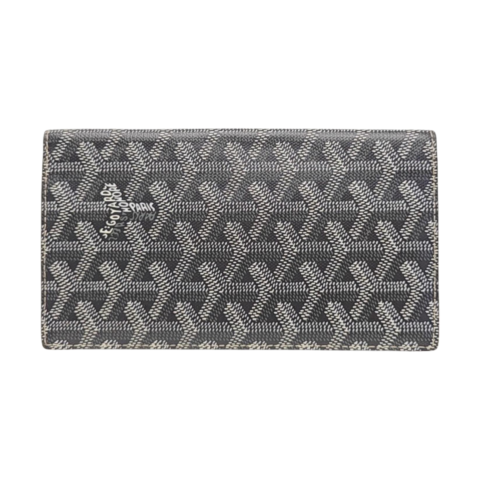 RICHELIEU Coated Canvas Gray Wallet