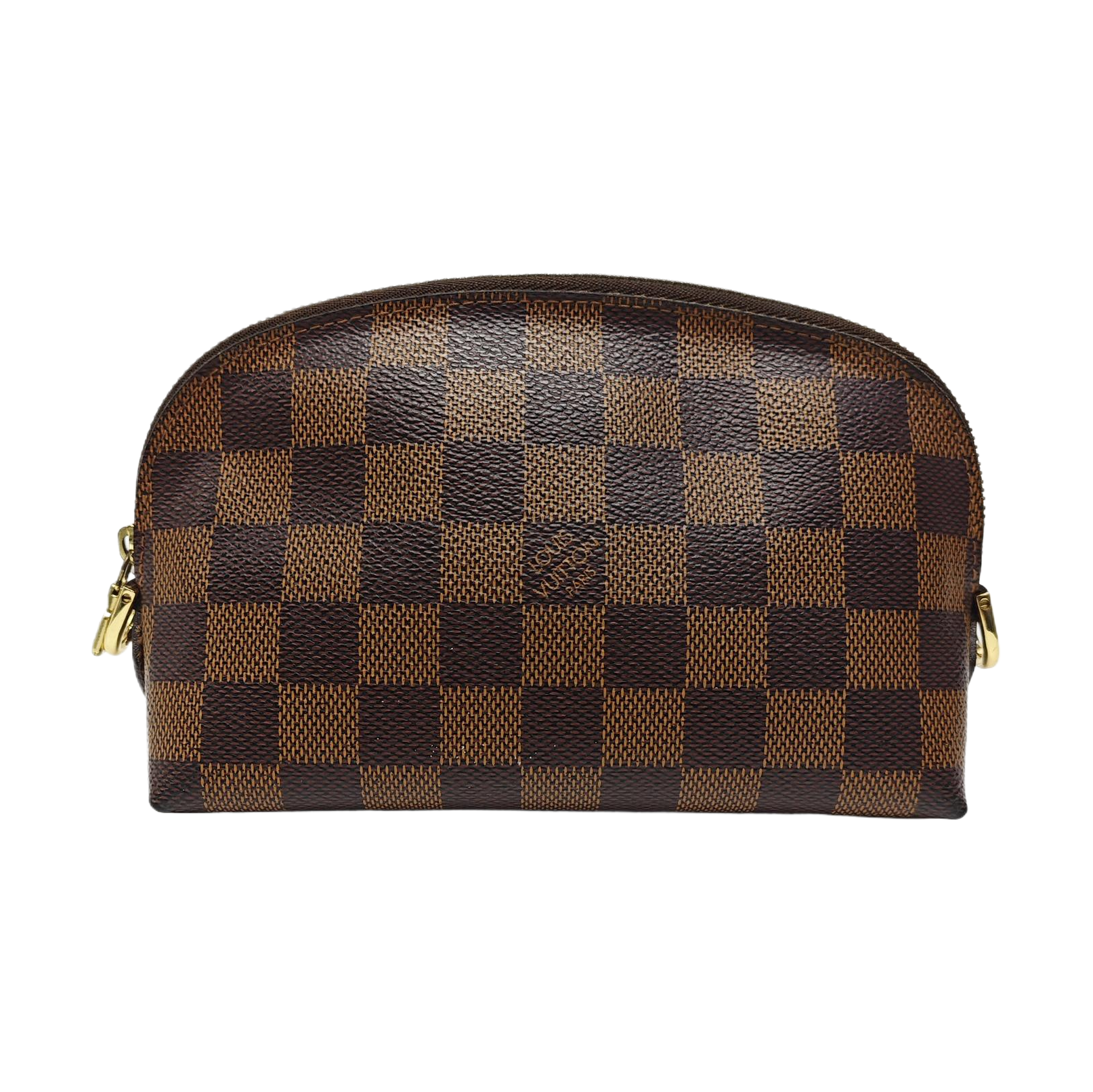 COSMETIC PM Damier Ebene Coated Canvas Brown
