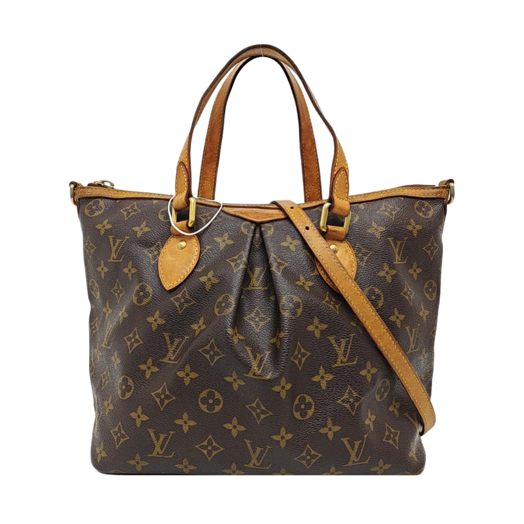 PALERMO PM Monogram Coated Canvas Brown