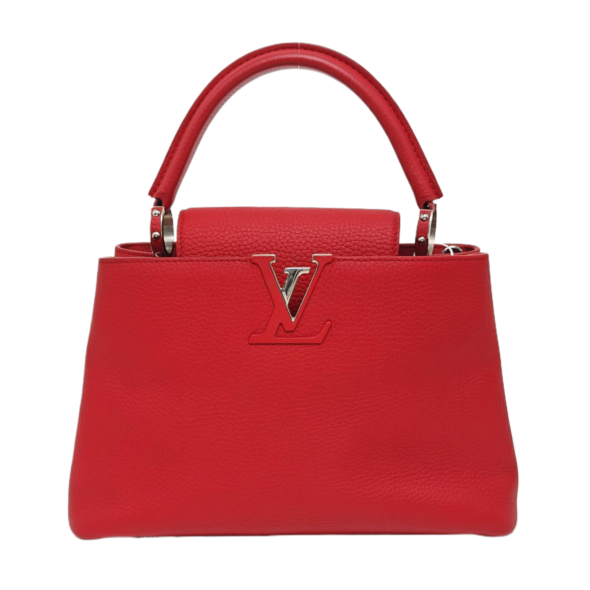 CAPUCINES MM Calfskin Red