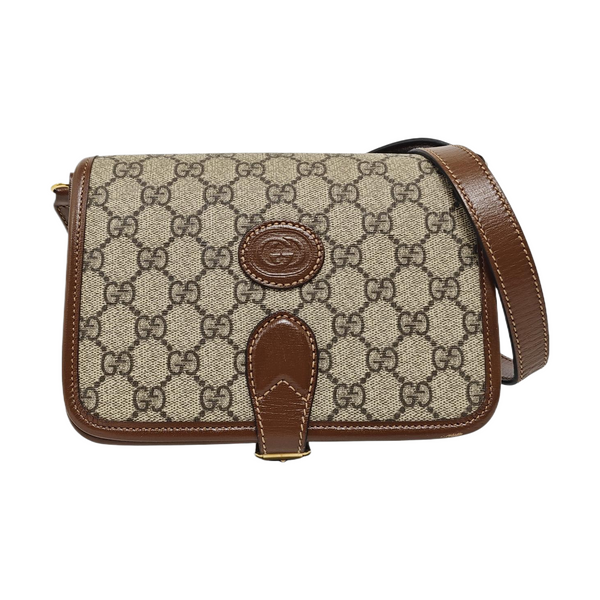 Retro Mini Monogram Coated Canvas Beige