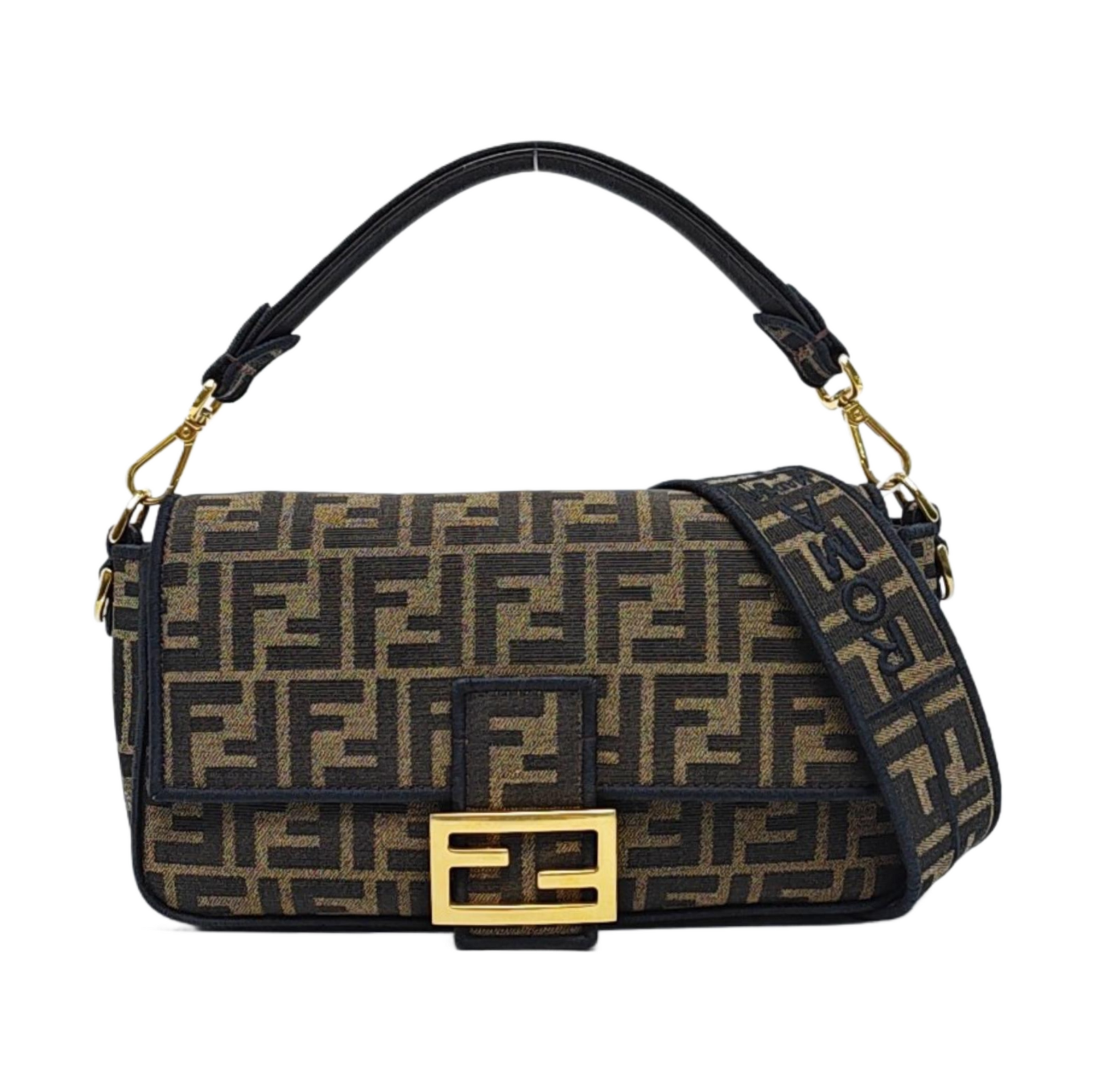 Baguette Medium Canvas Brown