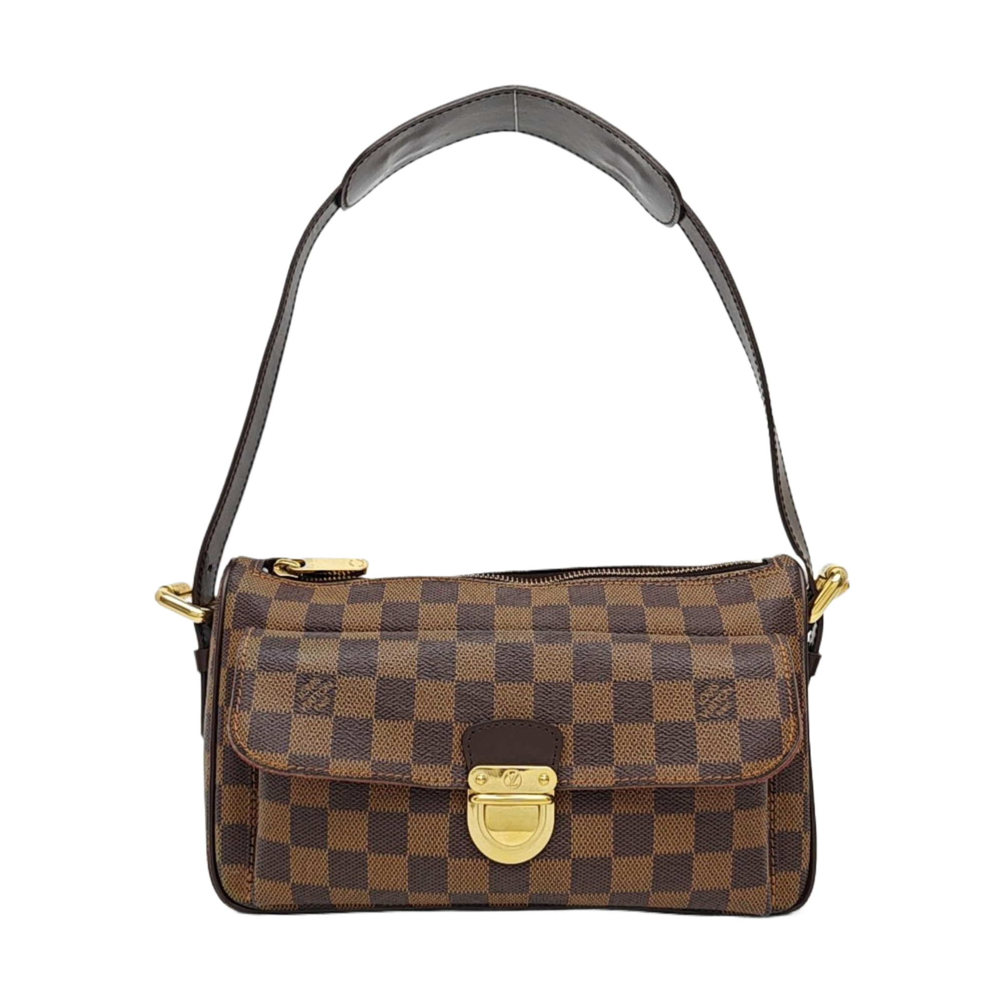 RAVELLO GM Damier Ebene Coated Canvas Brown