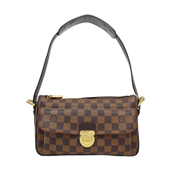 RAVELLO GM Damier Ebene Coated Canvas Brown