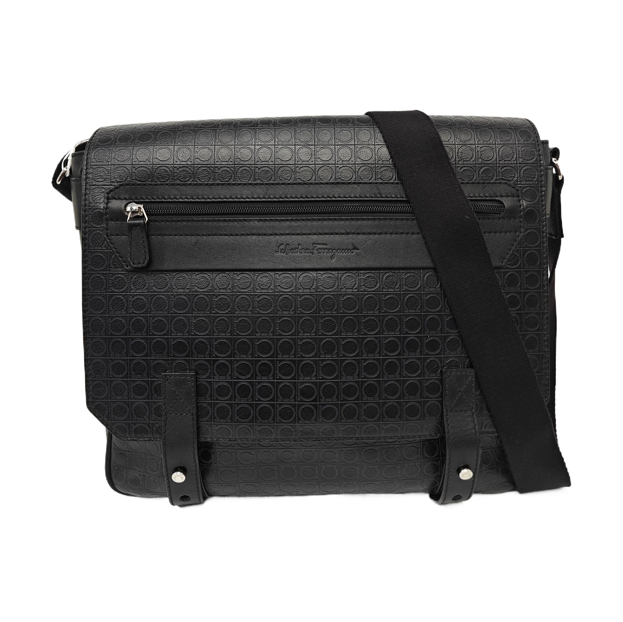 Calfskin Shoulder Bag Black