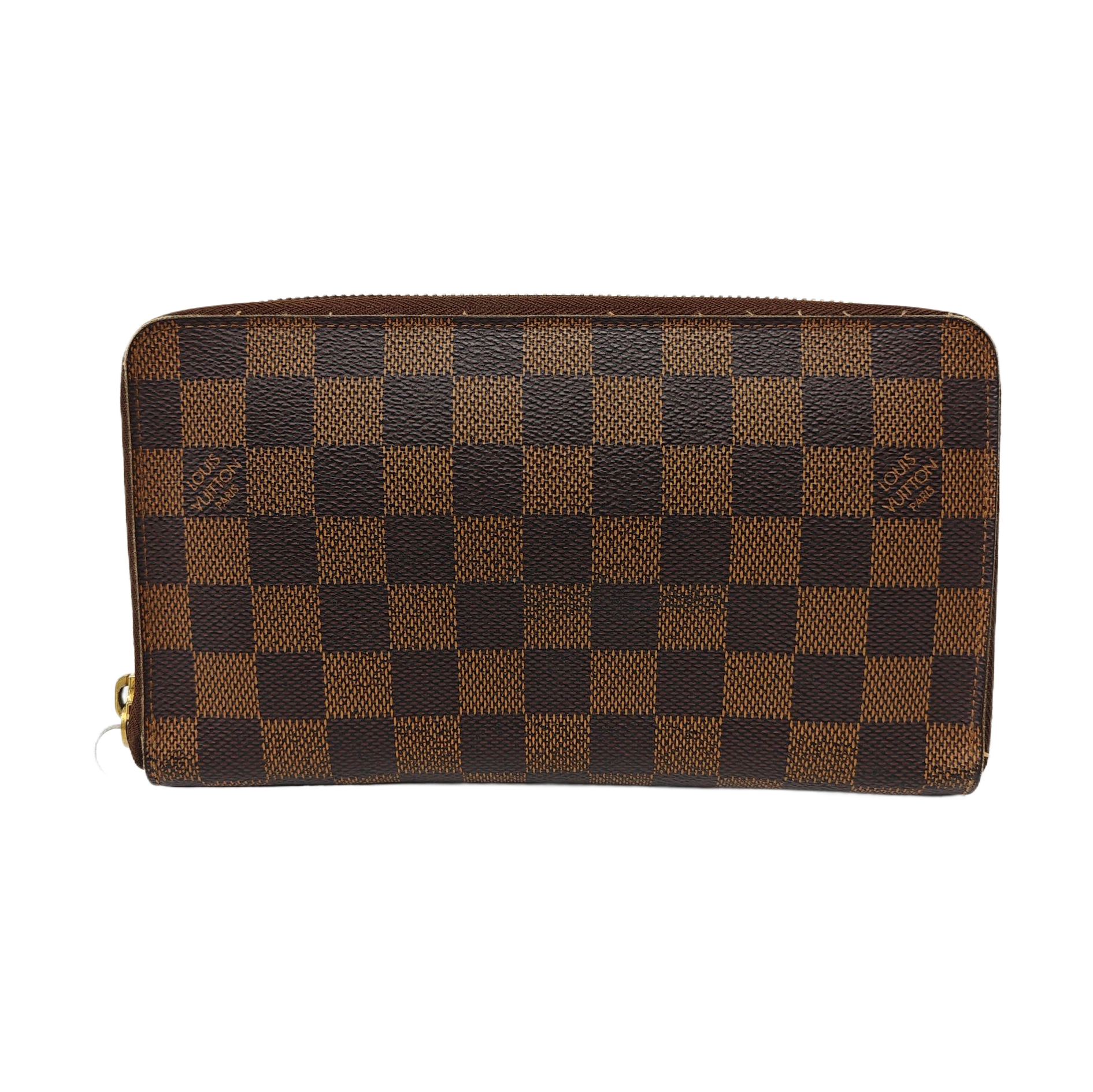 INSOLITE Damier Ebene Coated Canvas Brown Wallet