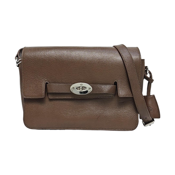 Calfskin Shoulder Bag Brown