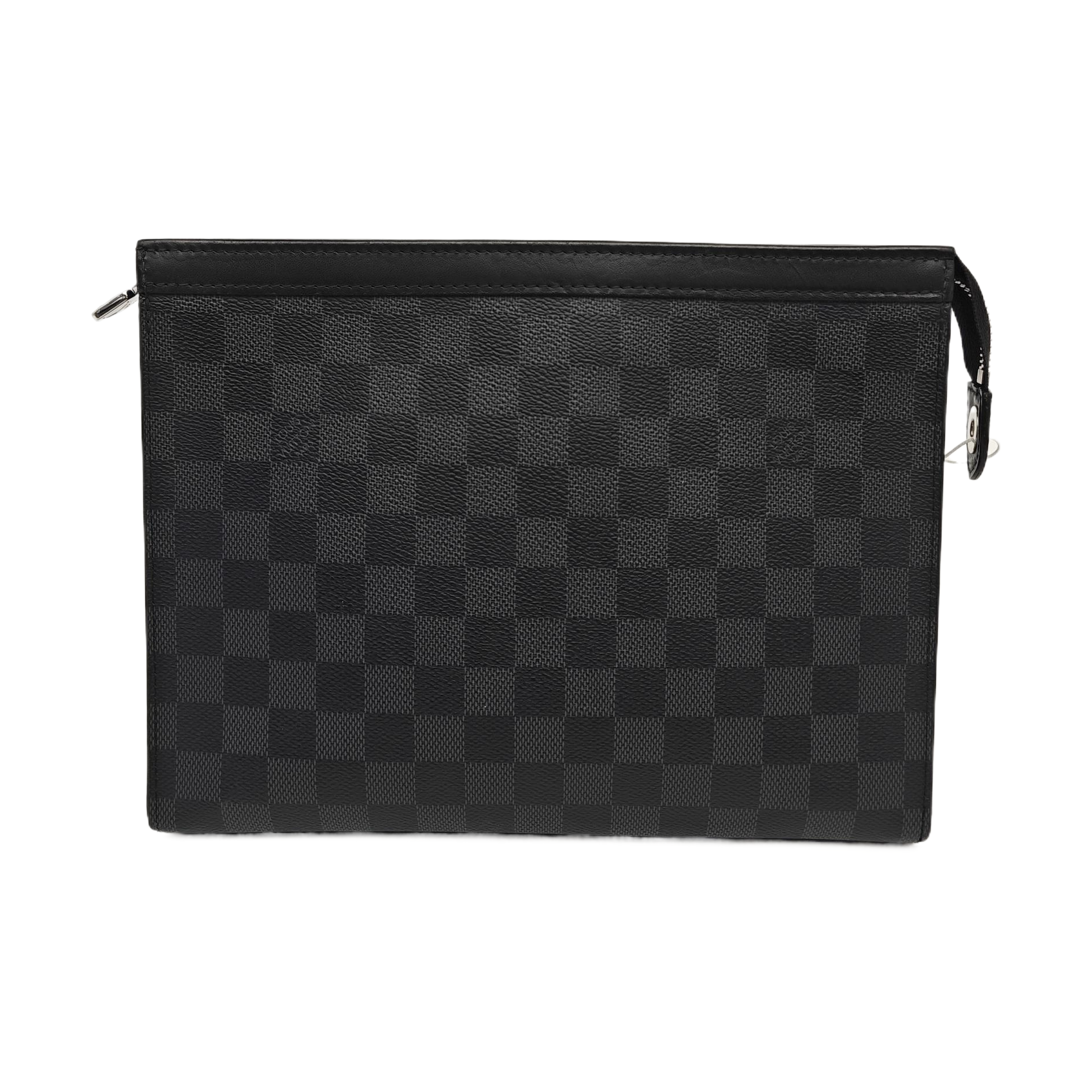 Pochette Voyag MM Damier Graphite Coated Canvas Gray