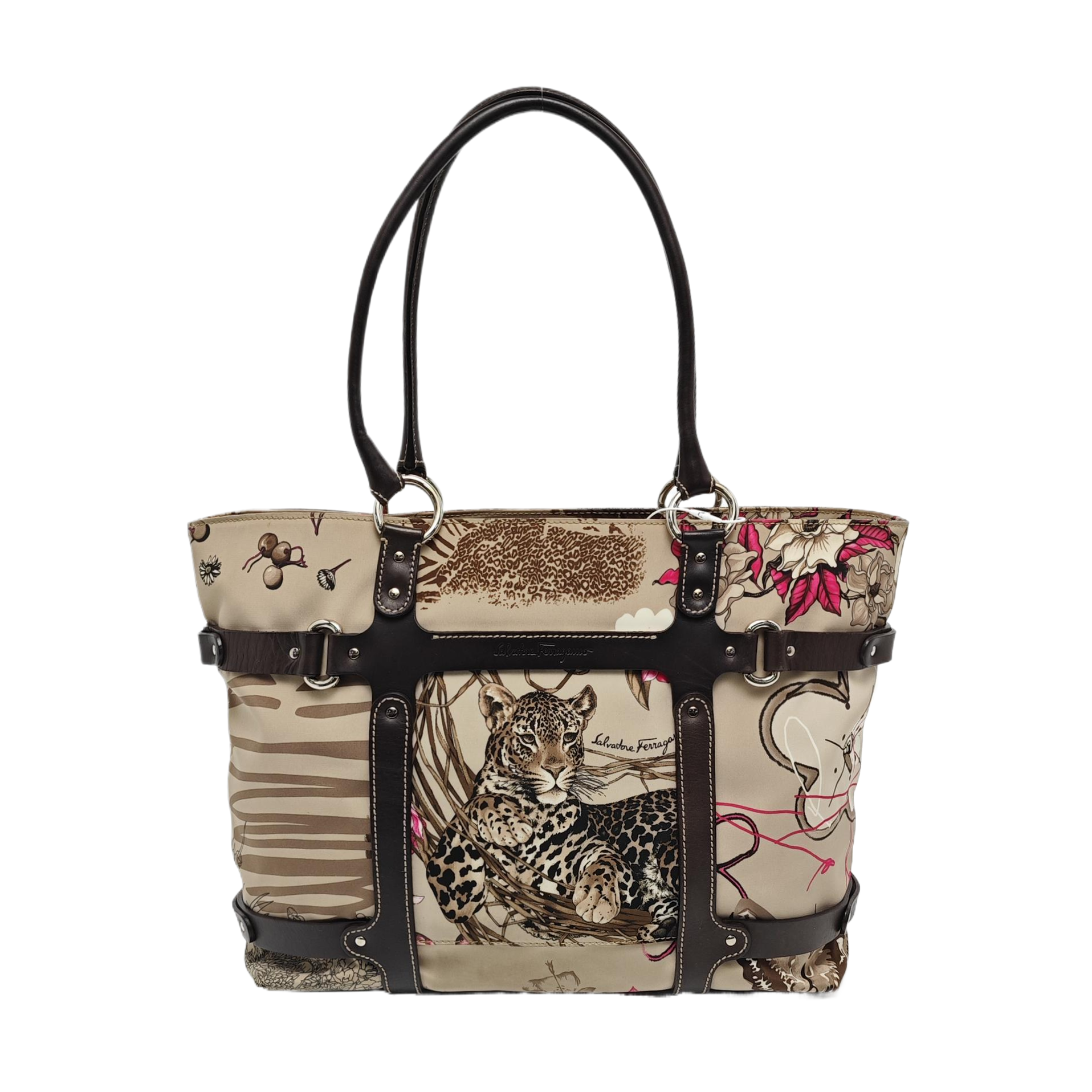 Nylon Tote Bag Gray