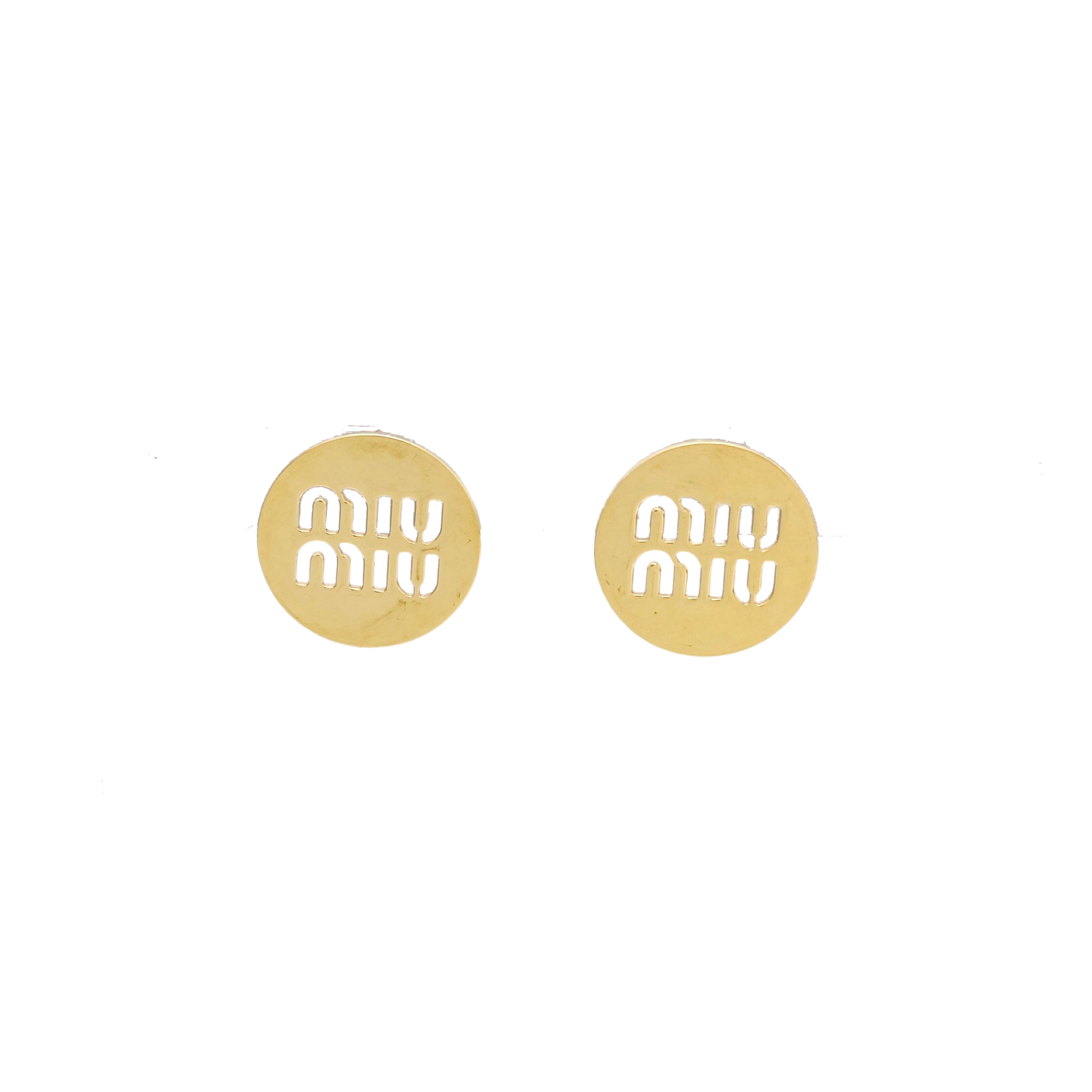 Metal Gold Stud Earrings