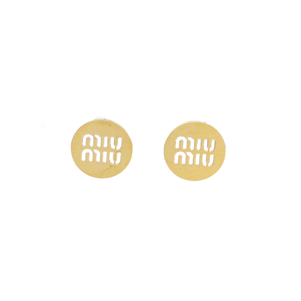Metal Gold Stud Earrings