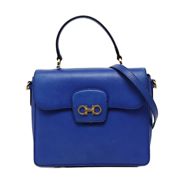 Kelly Calfskin Blue