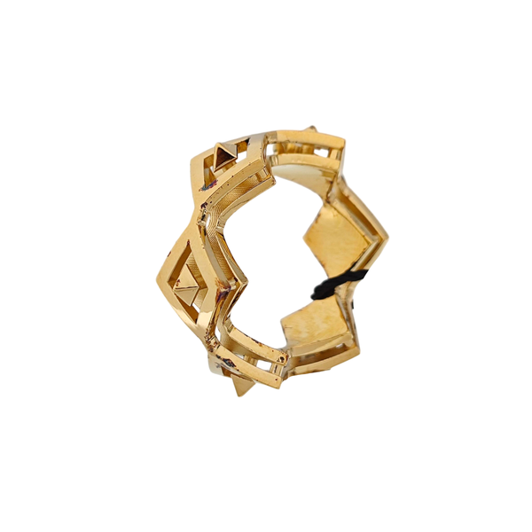 925 Sterling Silver Gold Ring EU 59