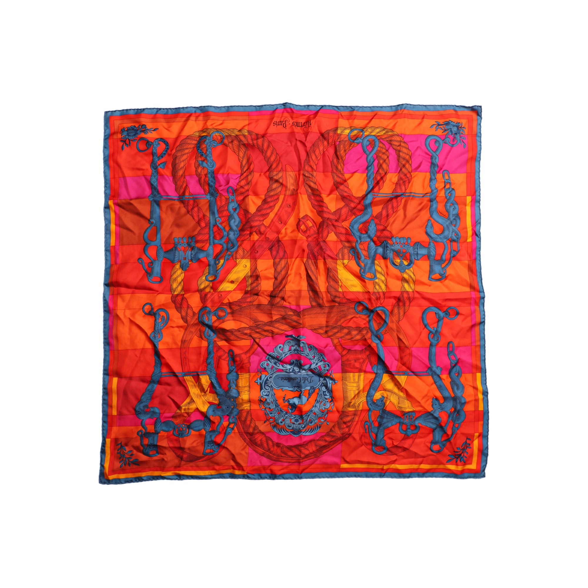 Multicolor Mulberry Silk Silk Scarf