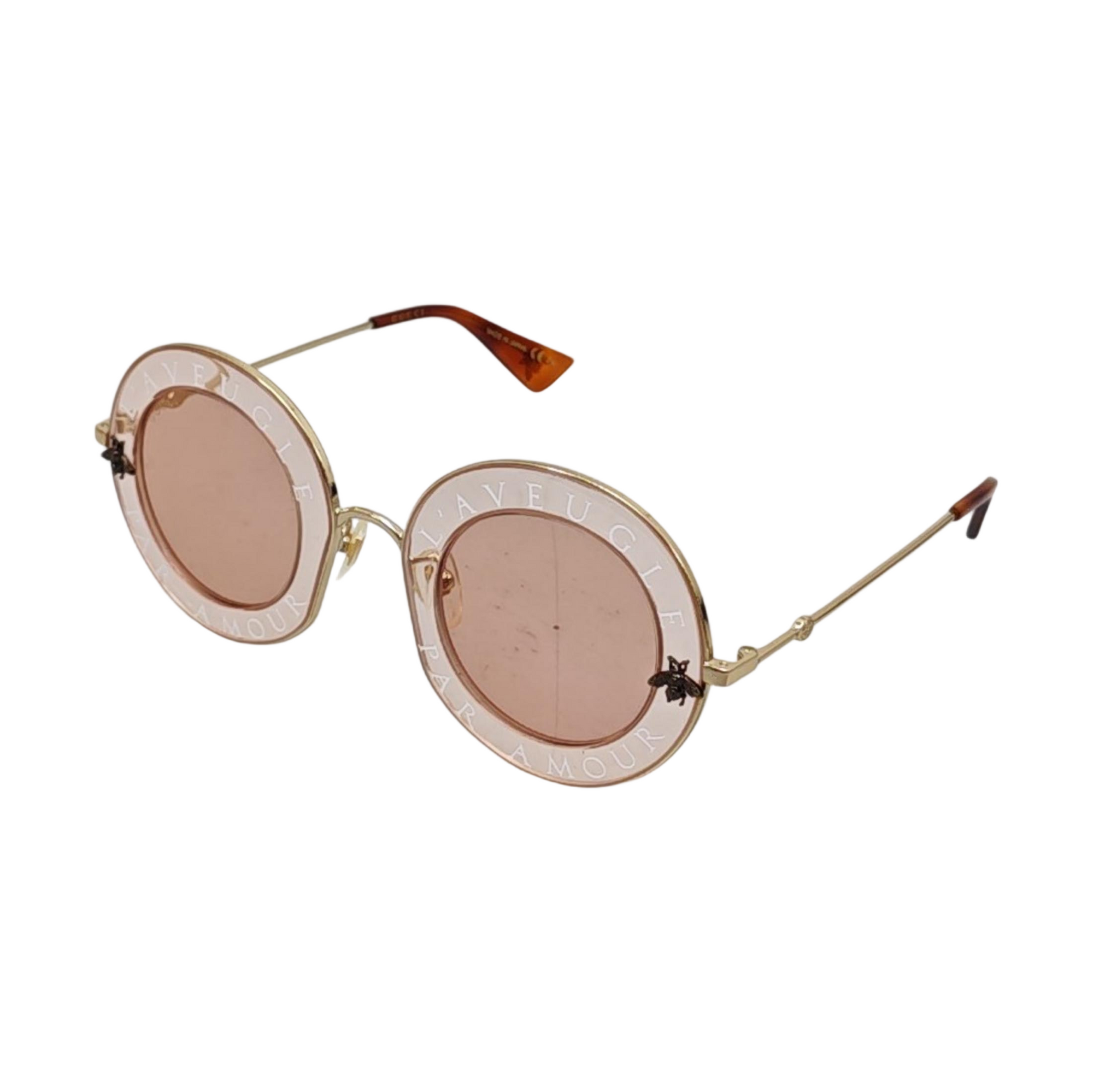 Metal Sunglasses Orange