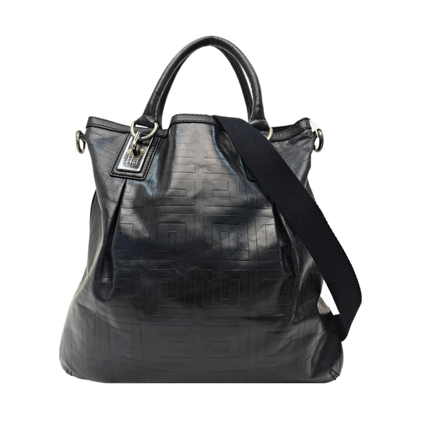 Calfskin Shoulder Bag Black