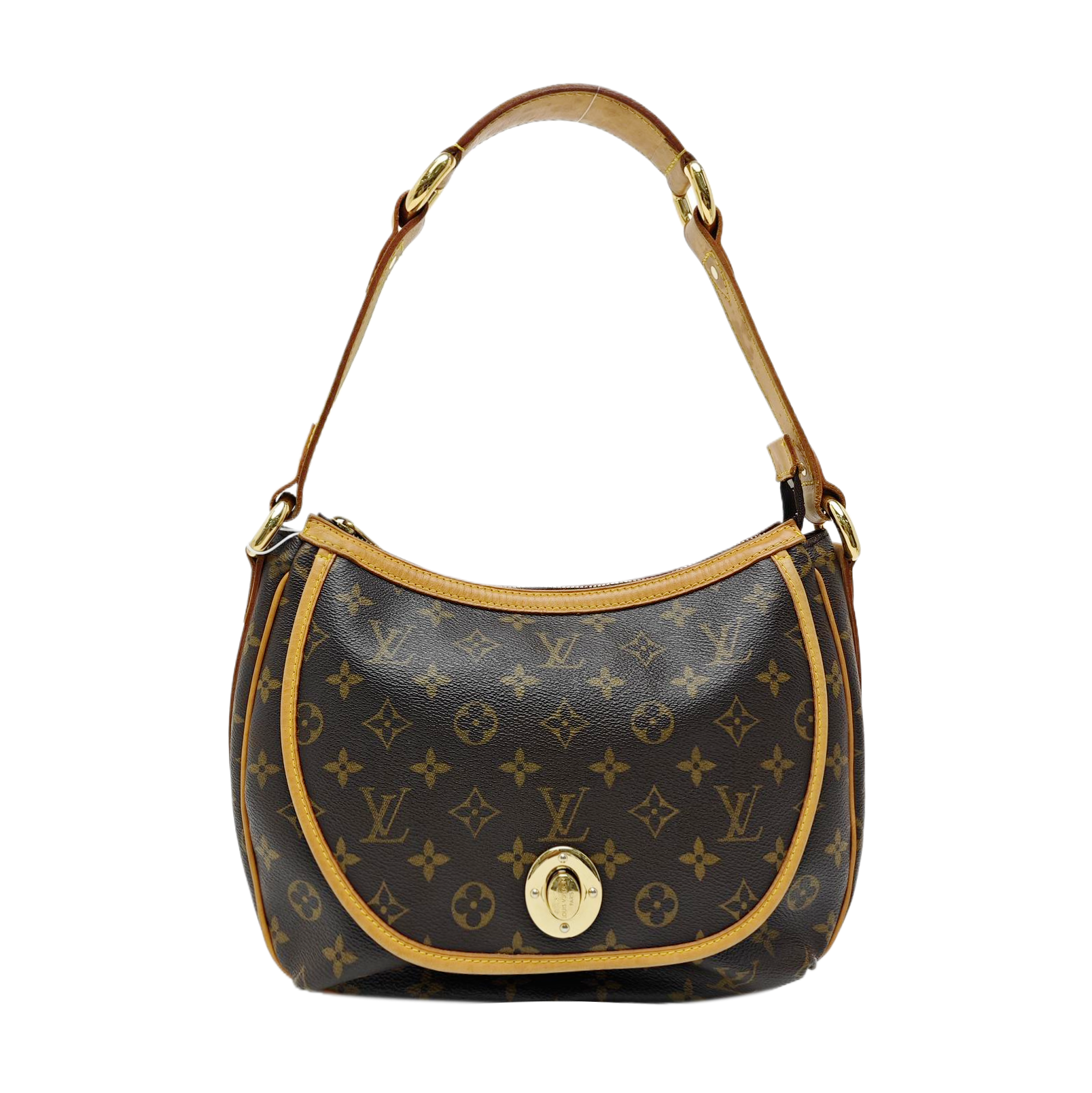 TULUM PM Monogram Coated Canvas Brown