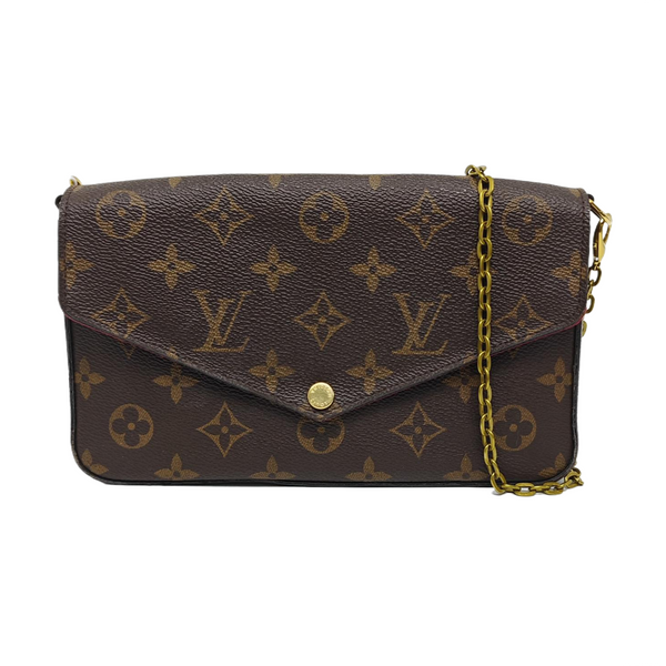 FÉLICIE Monogram Coated Canvas Brown