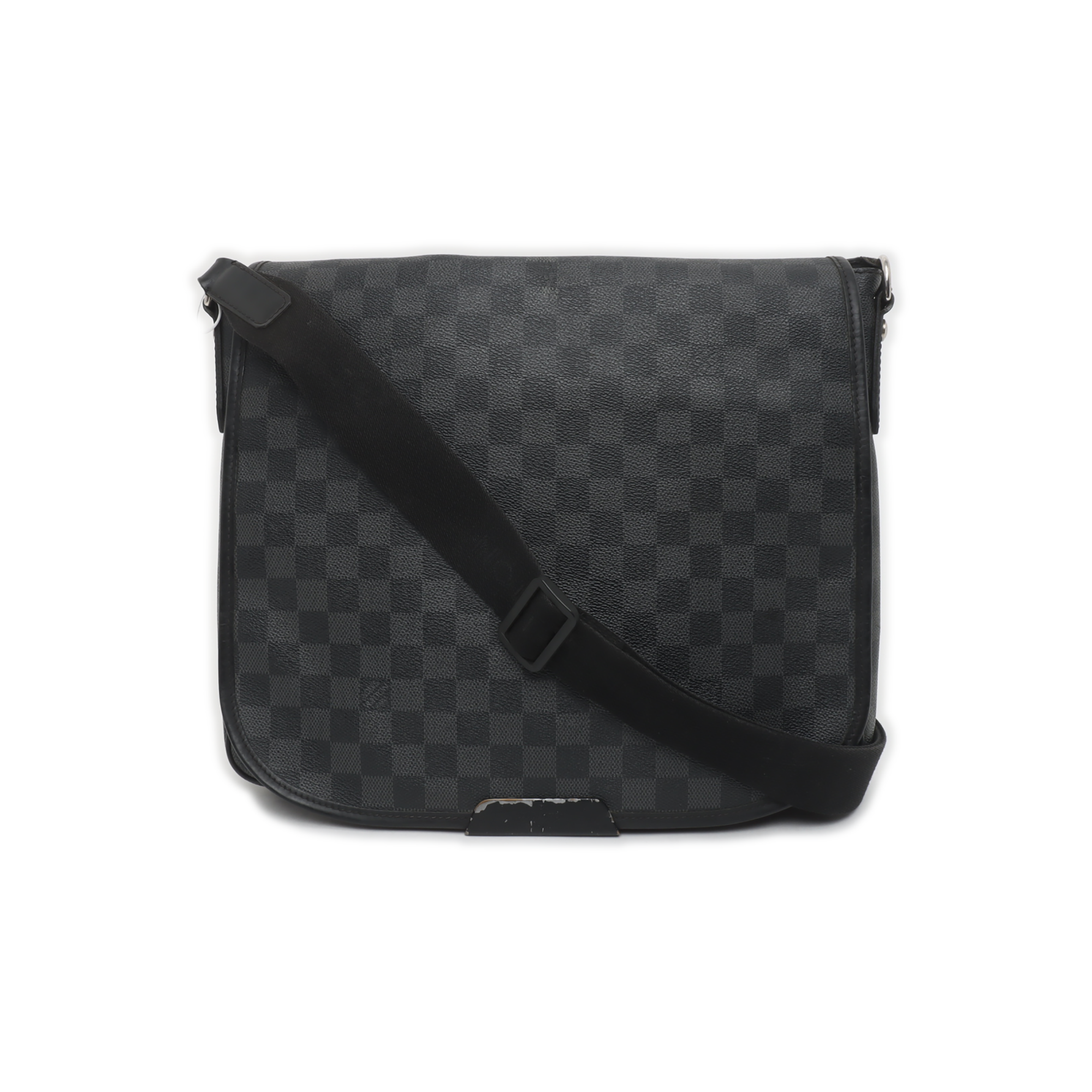 DANIEL Damier Graphite Coated Canvas Gray