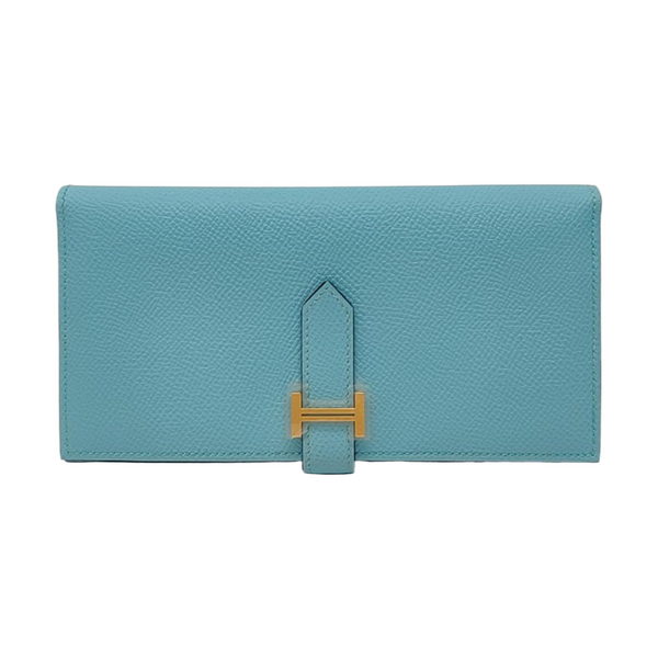 Bearn Medium Epsom Blue Wallet