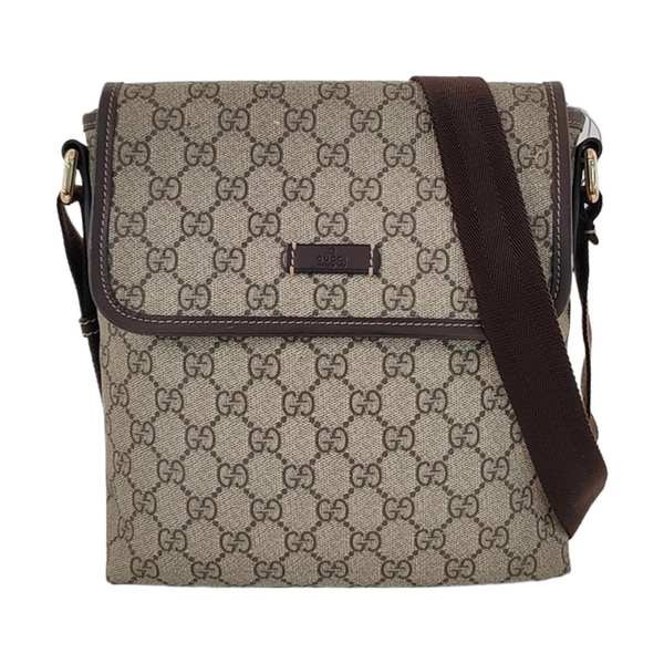 GG Supreme Monogram Coated Canvas Black