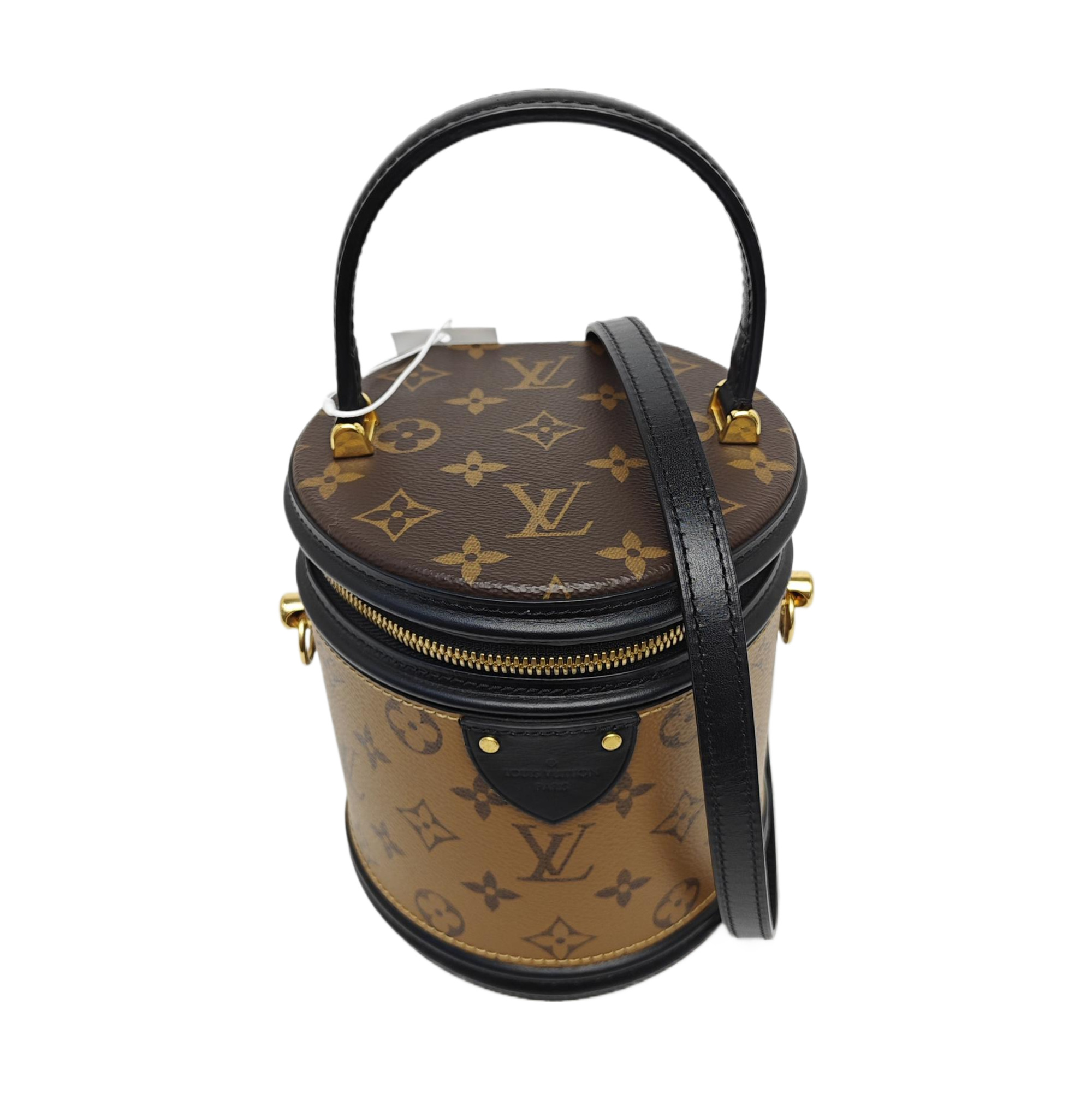 CANNES PM Monogram Coated Canvas Brown