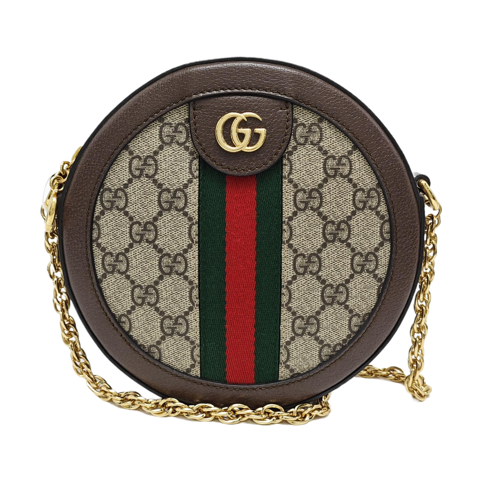 Authenticated pre-owned  Ophidia Mini Monogram Coated Canvas Beige - Shoulder Bag at Looply